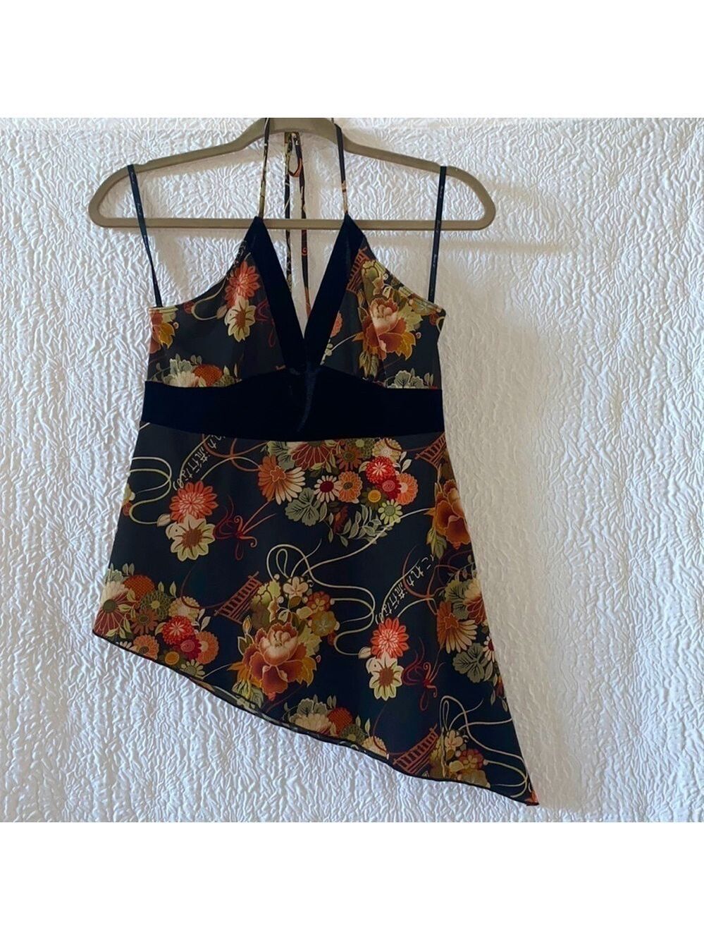 Forever 21 Asymmetrical V-Neck Halter Top